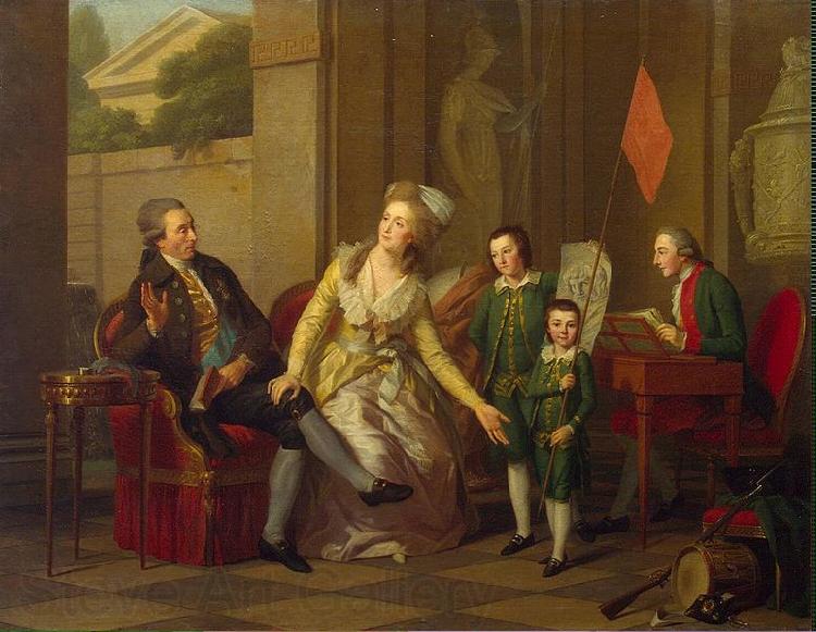 TISCHBEIN, Johann Heinrich Wilhelm Portrat der Familie Saltykowa